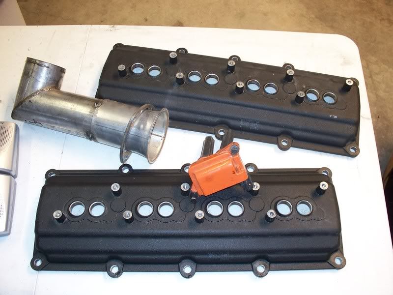 Powder Coated my intake, valve covers, and rear Throttle Body Tube